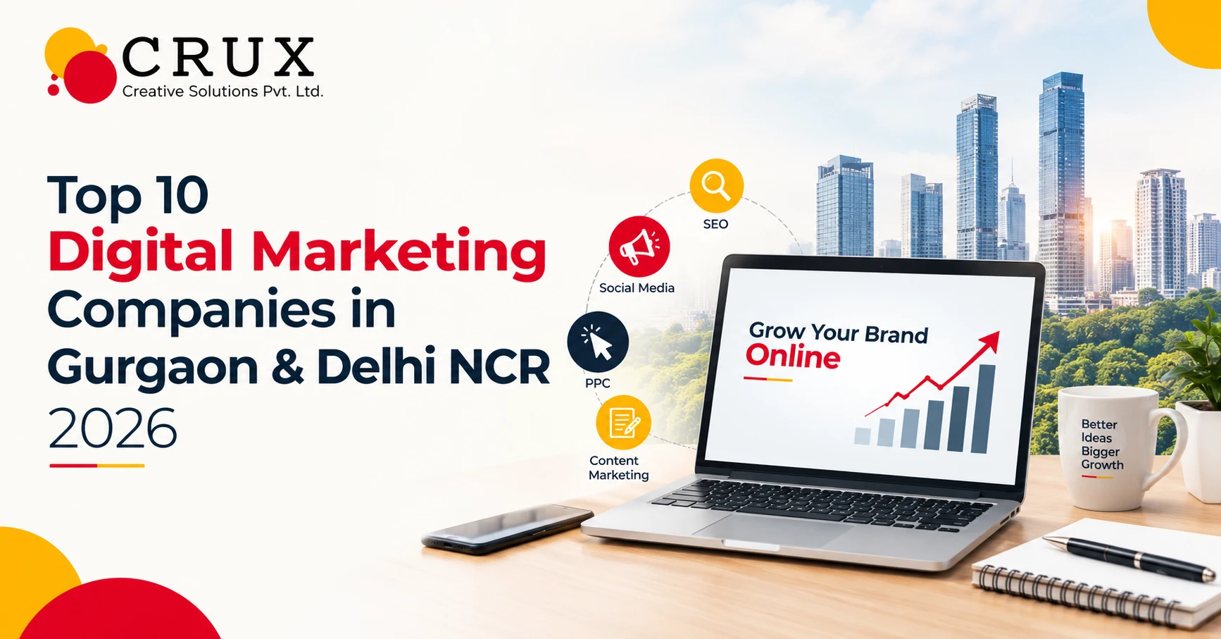 Top 10 Digital Marketing Companies in Gurgaon & Delhi NCR